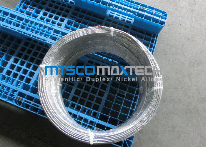 EN10216-5 300 Series Stainless Steel Coiled Tubing Bright Annealed Surface For Fuild
