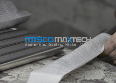 Polished And Grind Welding Steel Tubing Straight Length ISO 9001 / PED