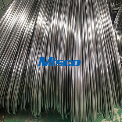 ASTM B704 Alloy 825 Multi Core Stainless Steel Coiled Tubing Encapsulated Control Line 1500psi